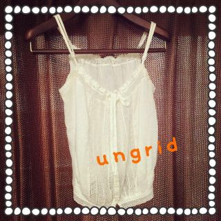 アングリッド(Ungrid)のungrid レースチュニック(チュニック)