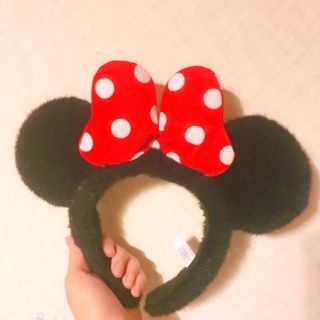 ディズニー(Disney)のディズニー ミニーちゃん カチューシャ(キャラクターグッズ)