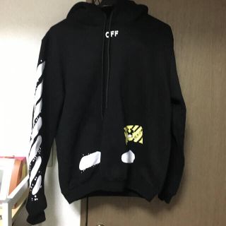 OFF-WHITE オフホワイト パーカー スプレーペイント