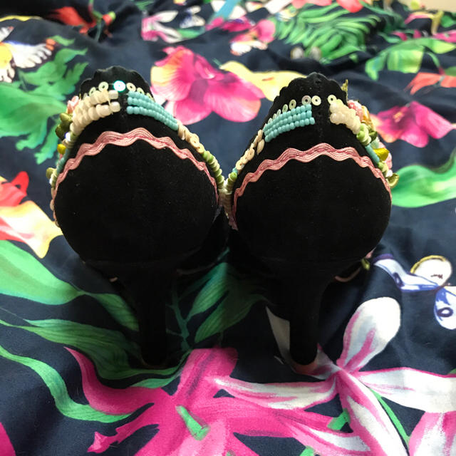 新品 Irregular Choice イレギュラーチョイス 個性的お花パンプス 2