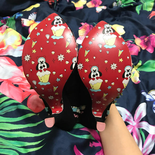 新品 Irregular Choice イレギュラーチョイス 個性的お花パンプス 3