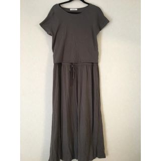 マウジー(moussy)の【ほぼ新品】MOUSSYのロングワンピース(ロングワンピース/マキシワンピース)