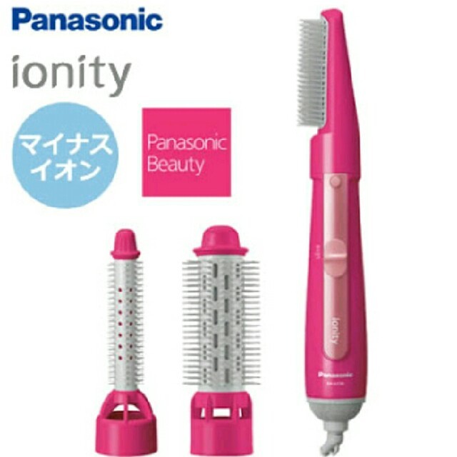 Panasonic(パナソニック)のPanasonicくるくるドライヤーionity スマホ/家電/カメラの美容/健康(ヘアアイロン)の商品写真