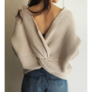 トゥデイフル(TODAYFUL)のバッククロスニット♡TODAYFUL(ニット/セーター)