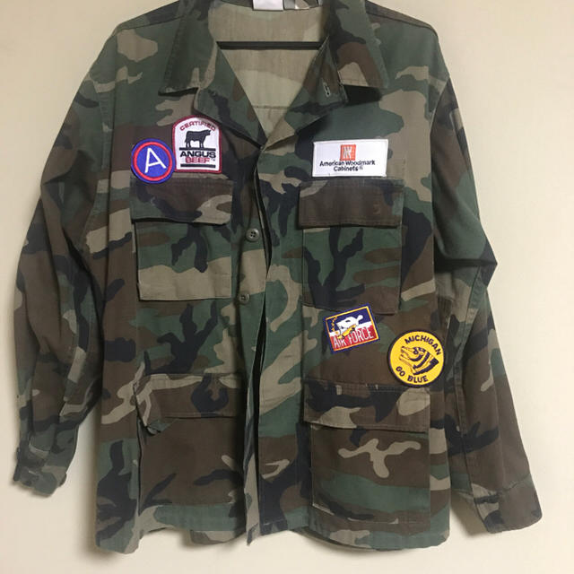 WEGO(ウィゴー)のハロウィン🎃 ARMYコスプレ 迷彩 アーミー レディースのジャケット/アウター(Gジャン/デニムジャケット)の商品写真