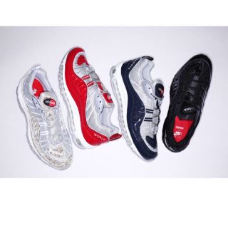 シュプリーム(Supreme)のSupreme nike air max 98 黒 us9 (スニーカー)