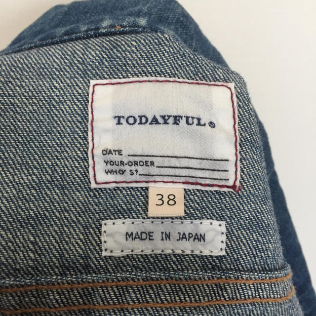 TODAYFUL デニムジャケットの通販 by pokkychann's shop｜トゥデイフルならラクマ - TODAYFUL 低価
