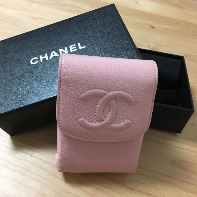 ファッション小物CHANEL♡キャビアスキン♡シガーケース