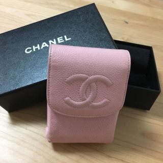 シャネル(CHANEL)のCHANEL♡キャビアスキン♡シガーケース(ポーチ)