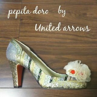 PEPITA D'ORO - 【新品】PEPITA D'OROユナイテッドアローズ ジャガード パンプス