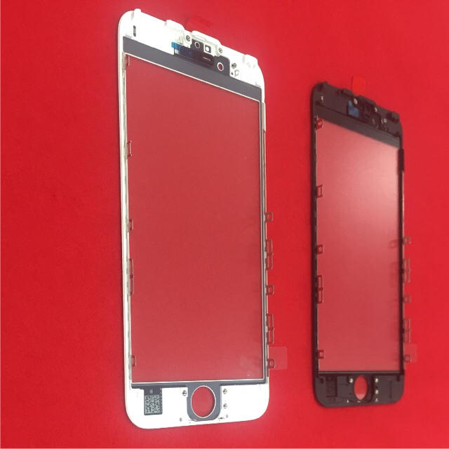 Apple(アップル)のiPhone 6s フロンガラス枠修理用 樹脂製ベゼル・ミドルフレーム スマホ/家電/カメラのスマートフォン/携帯電話(スマートフォン本体)の商品写真