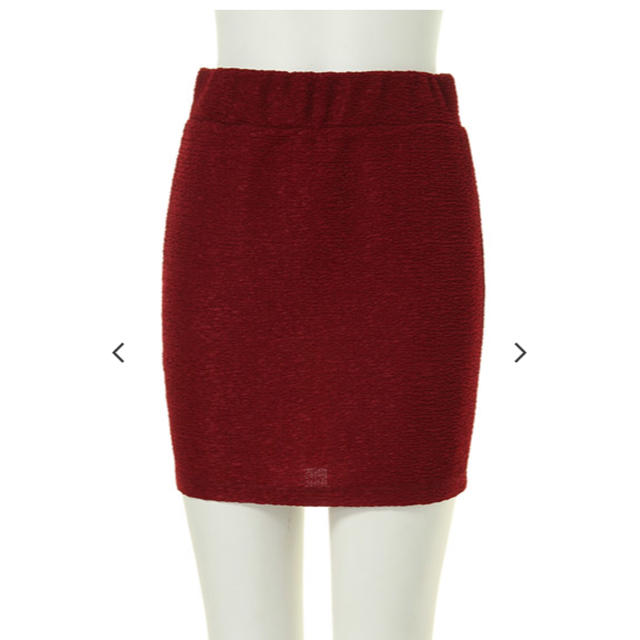 EMODA(エモダ)のEMODA ワインレッド スカート レディースのスカート(ミニスカート)の商品写真