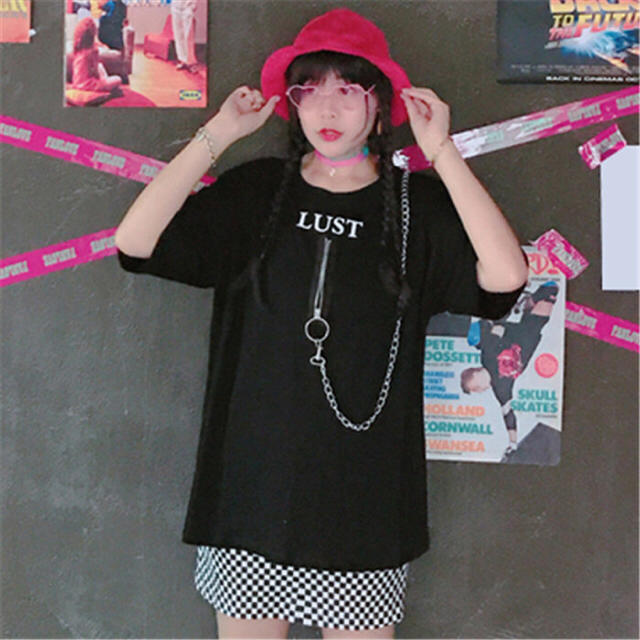 ♡韓国 ストリート系Tシャツ♡ レディースのトップス(Tシャツ(半袖/袖なし))の商品写真