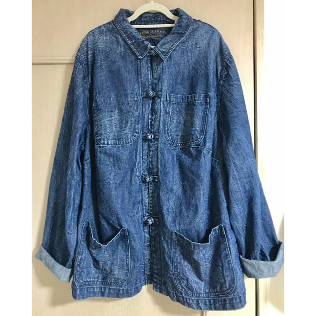 POLO RALPH LAUREN(ポロラルフローレン)の【サイズ掲載】LAUREN JEANS CO チャイナボタン デニムシャツ レディースのトップス(シャツ/ブラウス(半袖/袖なし))の商品写真