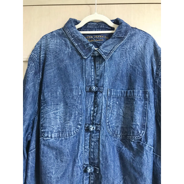 POLO RALPH LAUREN(ポロラルフローレン)の【サイズ掲載】LAUREN JEANS CO チャイナボタン デニムシャツ レディースのトップス(シャツ/ブラウス(半袖/袖なし))の商品写真