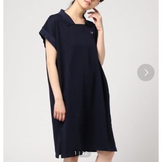 フレッドペリー(FRED PERRY)のFRED PERRY Gusset Neck Sweat Dress(ひざ丈ワンピース)