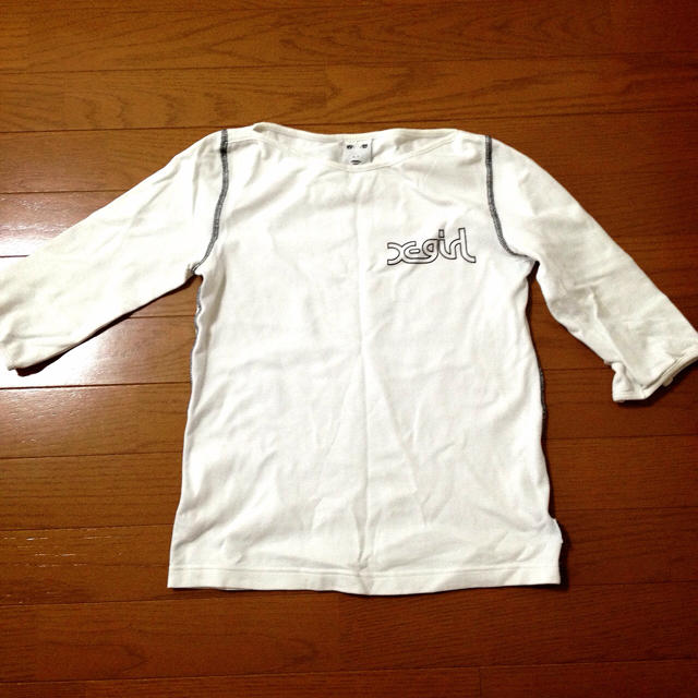 X-girl(エックスガール)の七分袖Tシャツ レディースのトップス(Tシャツ(長袖/七分))の商品写真