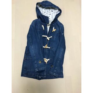 ロデオクラウンズ(RODEO CROWNS)のRODEO デニムダッフルコート 着画有 size S(ダッフルコート)