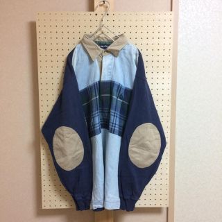 ノーティカ(NAUTICA)の90s ビンテージ NAUTICA デニム切替 ラガーシャツ(シャツ)