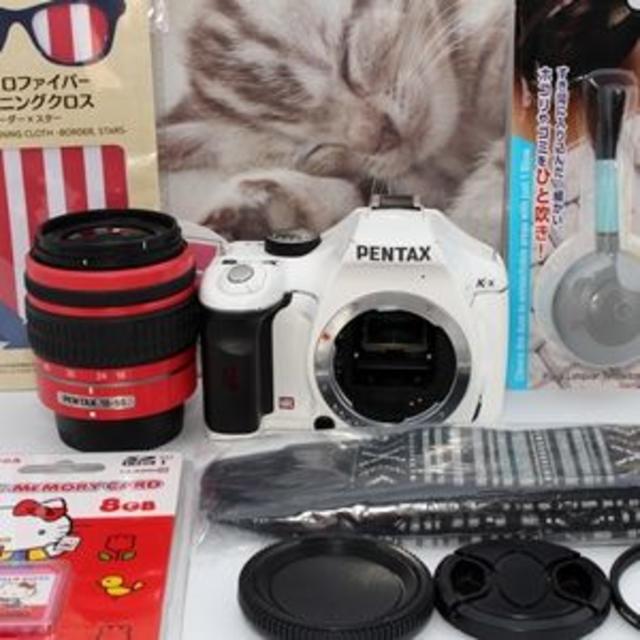 PENTAX(ペンタックス)のひまりこ様専用☆PENTAX K-X レンズキット スマホ/家電/カメラのカメラ(デジタル一眼)の商品写真