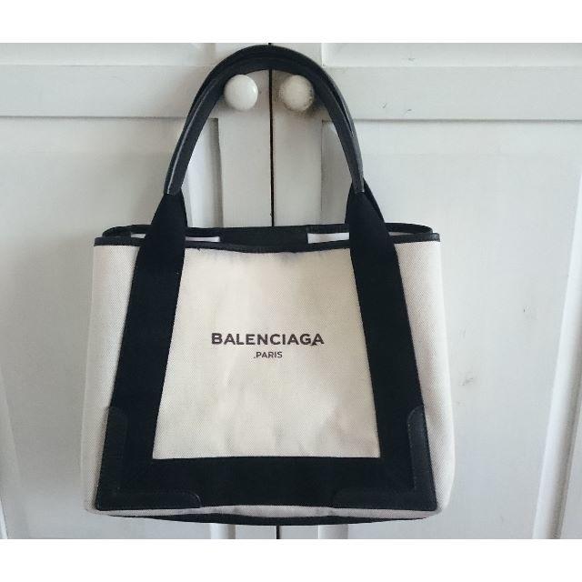 BALENCIAGA - ★バレンシアガ NAVY CABAS S トートバッグ NERO　難あり★