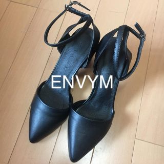 アンビー(ENVYM)のENVYM アンビー ヒール ブラック(ハイヒール/パンプス)