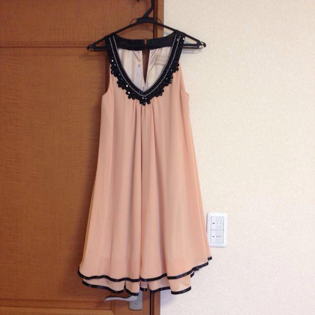 OPAQUE(オペーク)のおよばれワンピ♡ピンクベージュ レディースのフォーマル/ドレス(その他ドレス)の商品写真