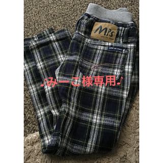 ライトオン(Right-on)の美品 ライトオン Right-on チェック ボトムス 130(パンツ/スパッツ)