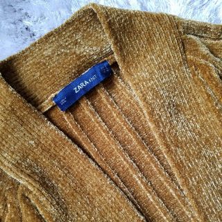 ザラ(ZARA)のZARAベロア素材カーディガン(その他)