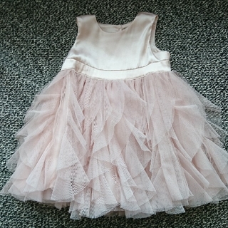 ベビーギャップ(babyGAP)のGAP ドレス フリル 12～18month ピンク ファーストバースデー(セレモニードレス/スーツ)