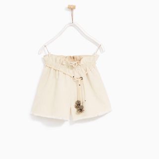 ザラキッズ(ZARA KIDS)のzarakids タッセルベルト付きパンツ(パンツ/スパッツ)