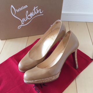 クリスチャンルブタン(Christian Louboutin)のルブタン コルクソールパンプス 35.5(ハイヒール/パンプス)