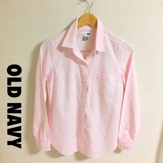 オールドネイビー(Old Navy)の長袖シャツ  ピンク  レディース(シャツ/ブラウス(長袖/七分))