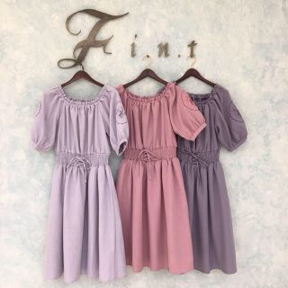 フィント(F i.n.t)のフィント♡ワンピ(ラベンダー)(ひざ丈ワンピース)