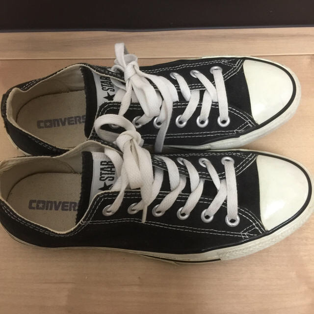 CONVERSE(コンバース)のコンバース☆２５センチ☆黒 レディースの靴/シューズ(スニーカー)の商品写真