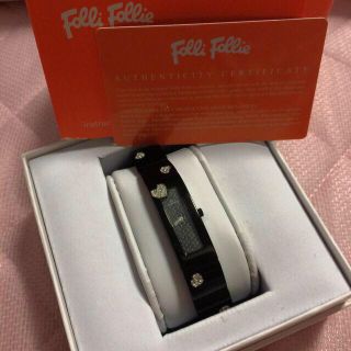 フォリフォリ(Folli Follie)の新品 ハートバングル時計(ブレスレット/バングル)