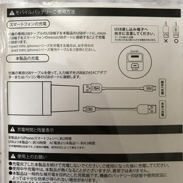 スマートフォン充電器 スマホ/家電/カメラのスマートフォン/携帯電話(バッテリー/充電器)の商品写真