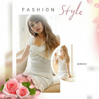 ジュエルズ(JEWELS)のジュエルズ/バンテージ/ミニドレス/レース/可愛い(ミニワンピース)