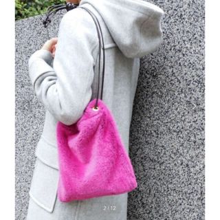 ユナイテッドアローズ(UNITED ARROWS)の新品❤️ clefcleクレデュクレ❤️ファーbag(ショルダーバッグ)