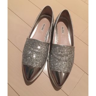 ミュウミュウ(miumiu)のミュウミュウ 美品  37.5(スニーカー)