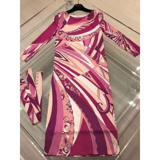 エミリオプッチ(EMILIO PUCCI)のEMILIO PUCCI  エミリオプッチ ワンピース 42(ひざ丈ワンピース)