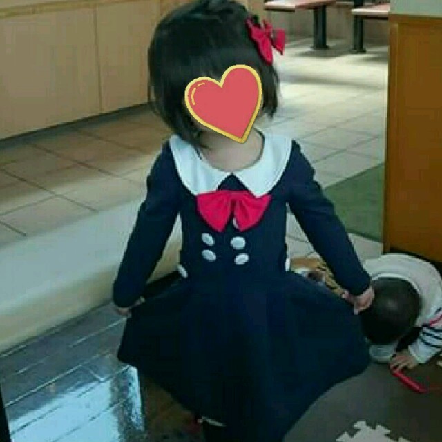 ワンピース♪ キッズ/ベビー/マタニティのキッズ服女の子用(90cm~)(ワンピース)の商品写真