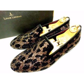 美品】クリスチャンルブタン スワロフスキー ドレスシューズ 黒 26.5-