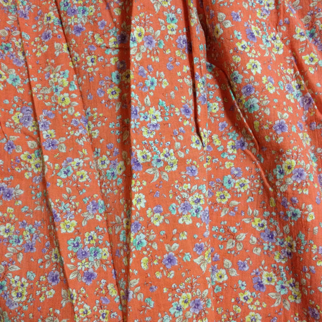 古着花柄スカート レディースのスカート(ロングスカート)の商品写真