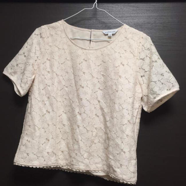 しまむら(シマムラ)のレースTシャツ レディースのトップス(Tシャツ(半袖/袖なし))の商品写真
