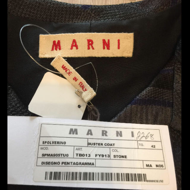 Marni   マルニ marni 新品未使用 コート  Mサイズ 新品タグつきの