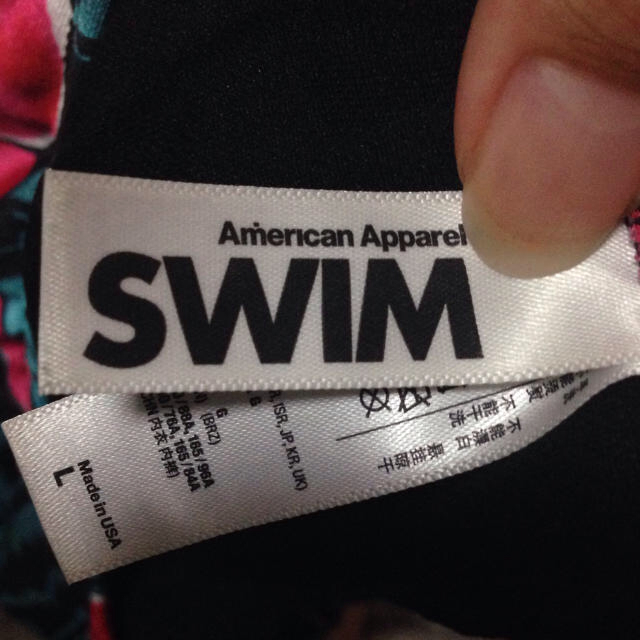 American Apparel(アメリカンアパレル)のハイウエスト ブリーフ レディースの水着/浴衣(水着)の商品写真