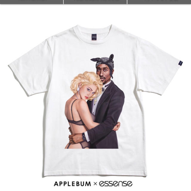 APPLEBUM(アップルバム)の完売商品 applebum × essense コラボtシャツ Mサイズ メンズのトップス(Tシャツ/カットソー(半袖/袖なし))の商品写真