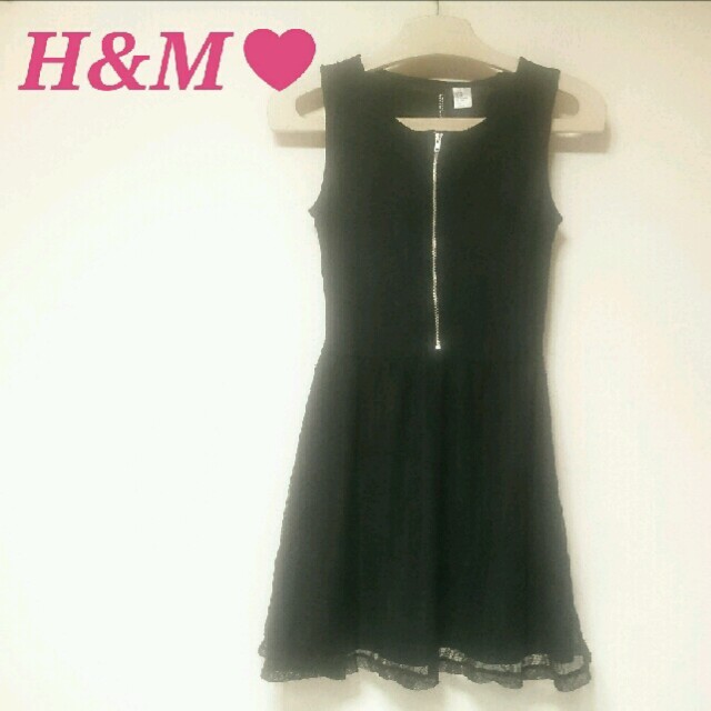 H&M(エイチアンドエム)の新品♥H&M♥花柄総レースワンピ♥ レディースのワンピース(ミニワンピース)の商品写真