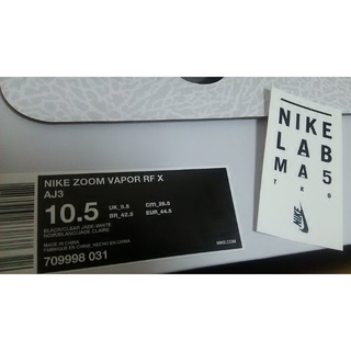 ナイキ(NIKE)の【送料込み】ナイキコート ズーム ヴェイパー RF X AJ3(スニーカー)